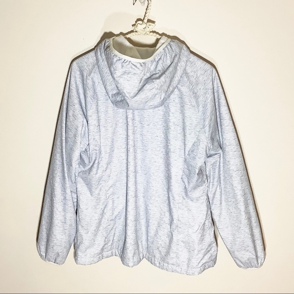 FREE  COUNTRY WINDBREAKER SPRING LIGHT GRAY JACKET - Picture 4 of 5